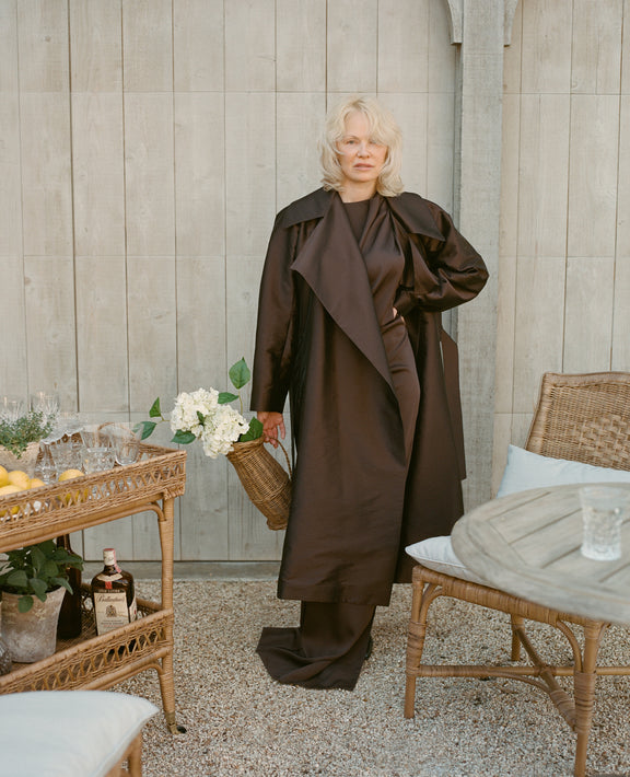 Sidecar Rattan Bar Cart