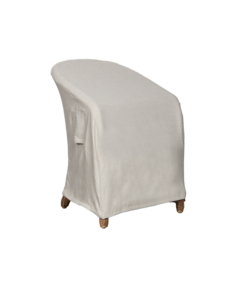 Cradle Rattan Dining Armchair Outdoor Cover
