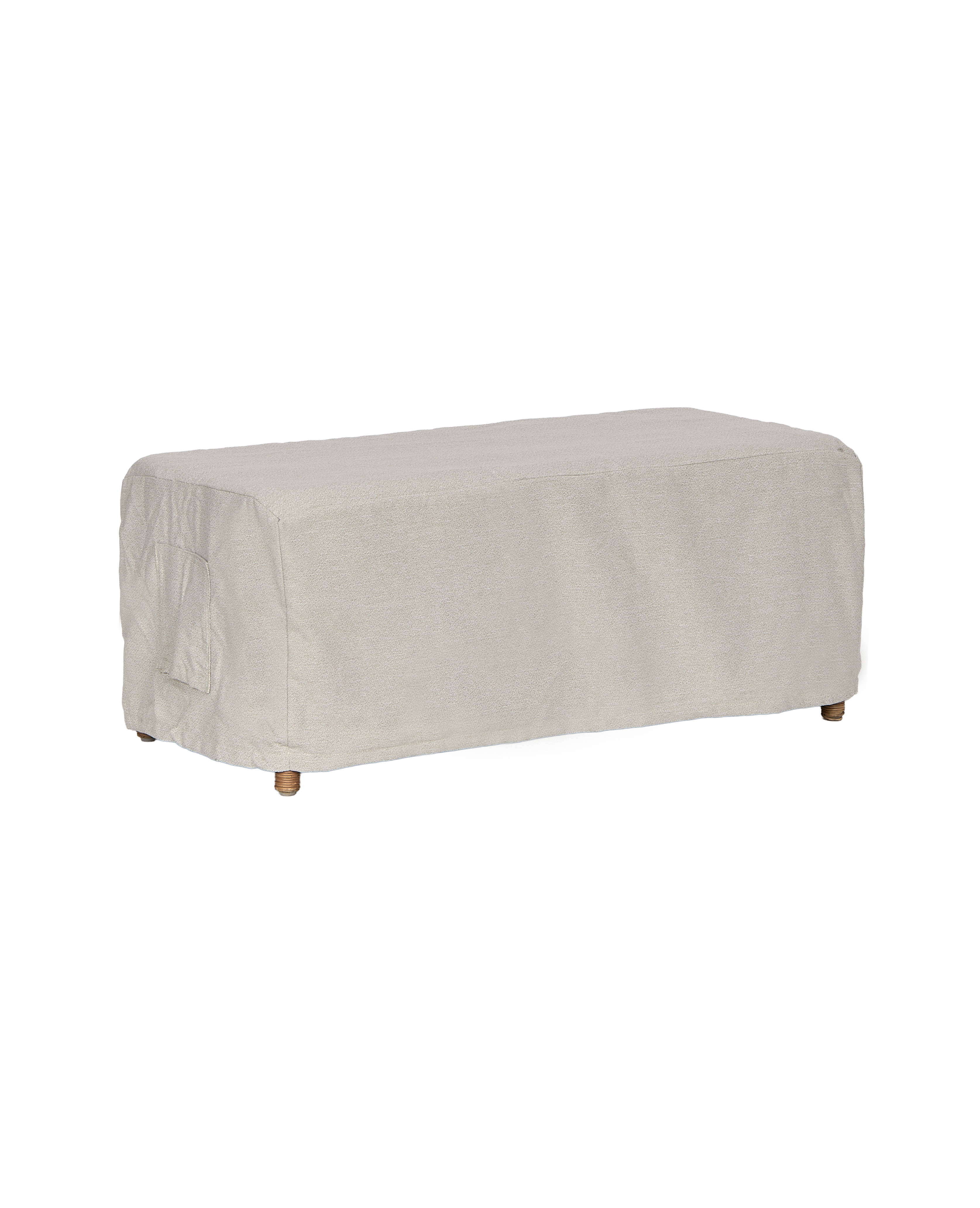 Boxwood Rattan Bench Outdoor Cover