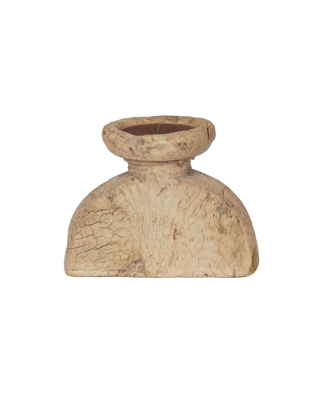 Vintage Candle Stand - Seeder from India made of Wood