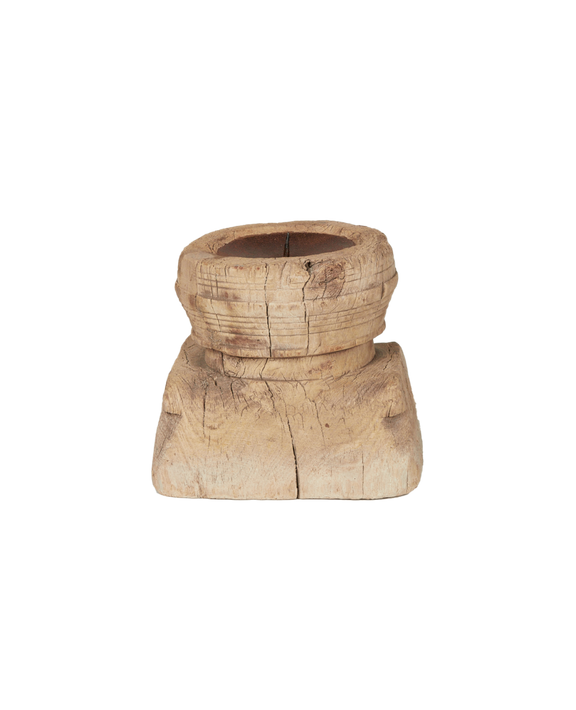 Seedling Pillar Candle Stand - Bleached