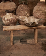 Chunky Elm Bench - Antique Finish