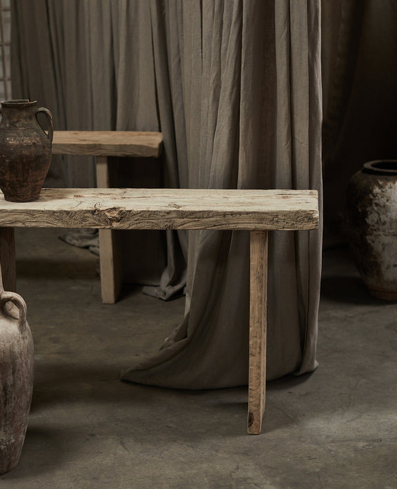 Chunky Elm Console - Bleached