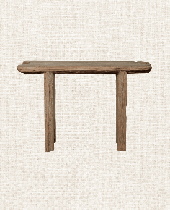 Chunky Elm Console - Antique Finish