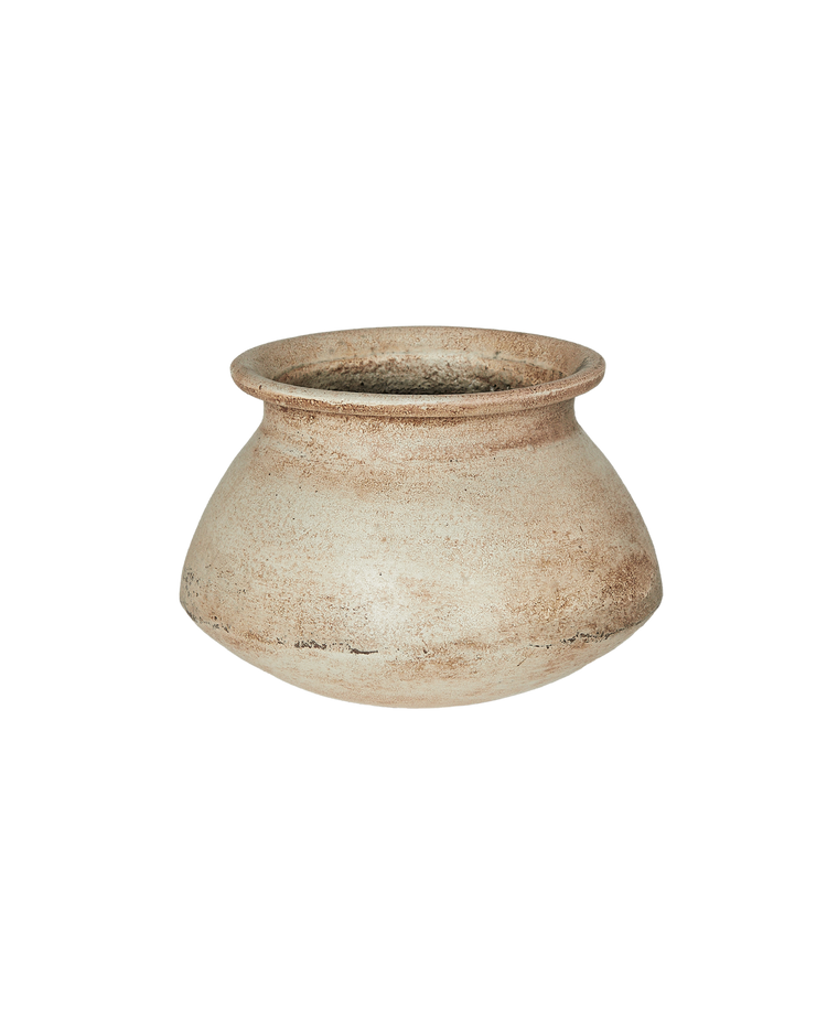 Clay Vessel - Antique White