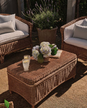 True West Rattan Coffee Table