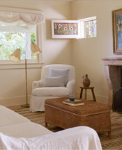 True West Rattan Coffee Table