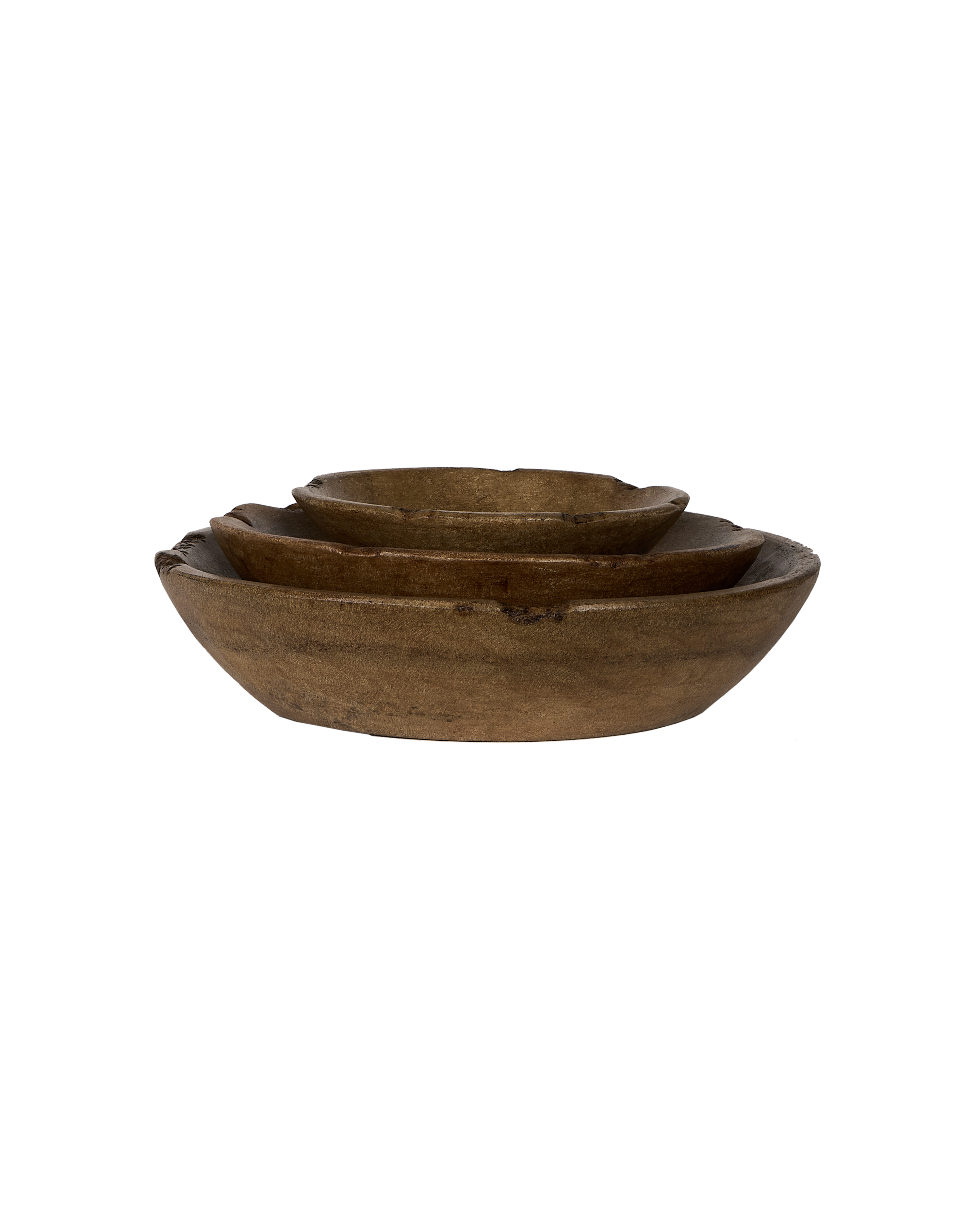 Carved Marble Bowl - Dark