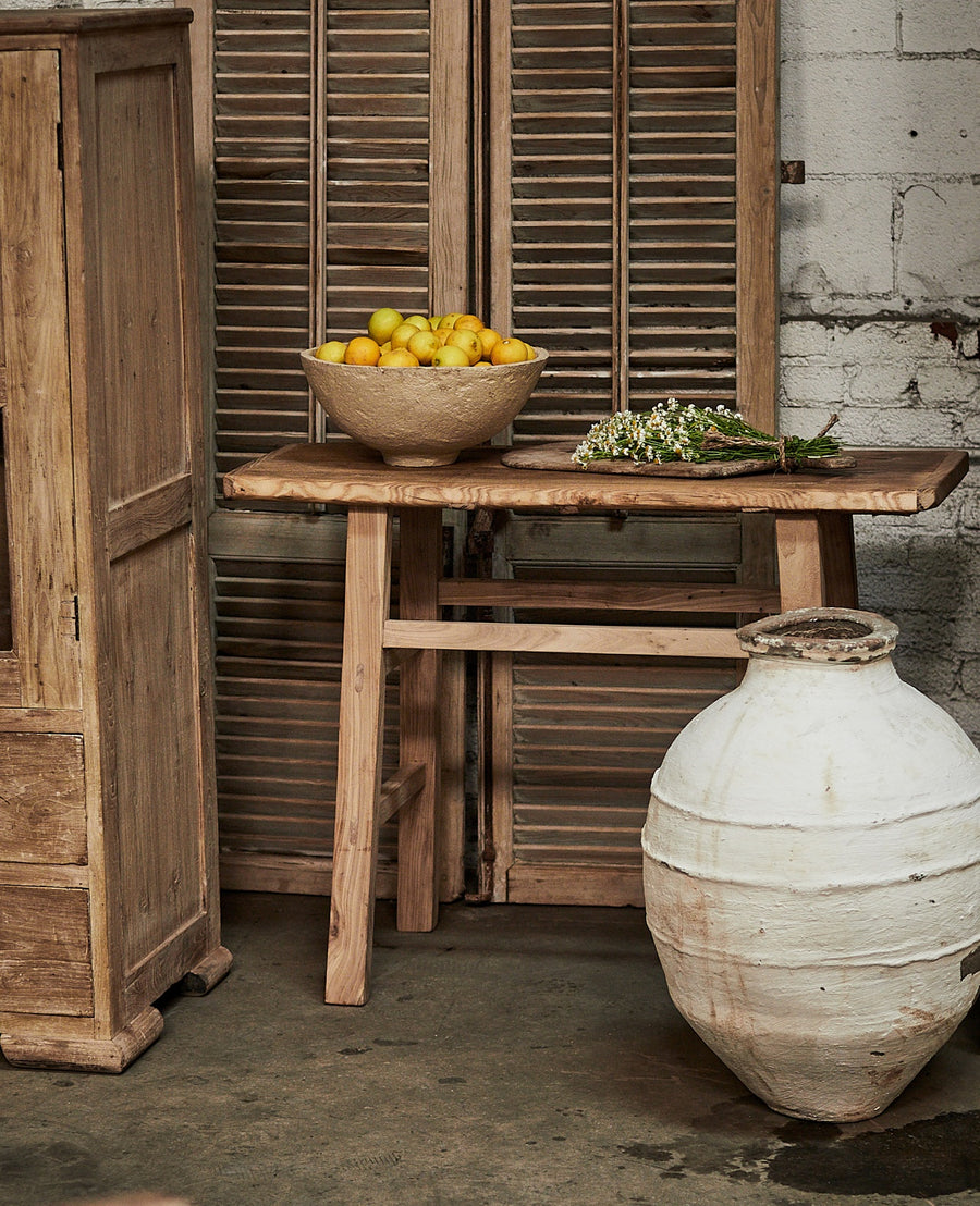 Vintage Elm Console from China made of Wood