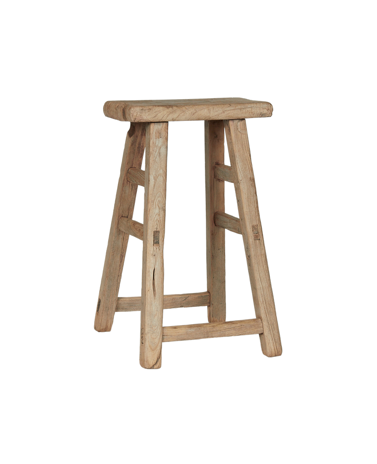 Elm Wood Stool