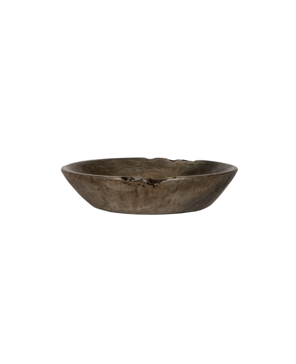 Carved Marble Bowl - Gray