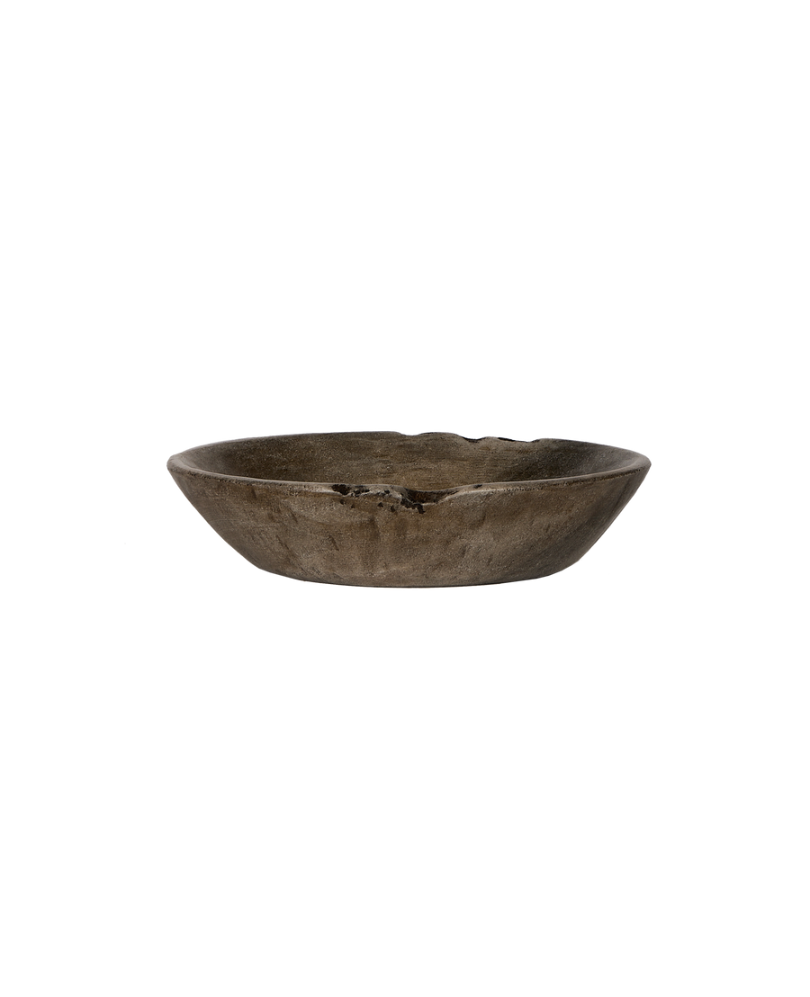 Carved Marble Bowl - Gray