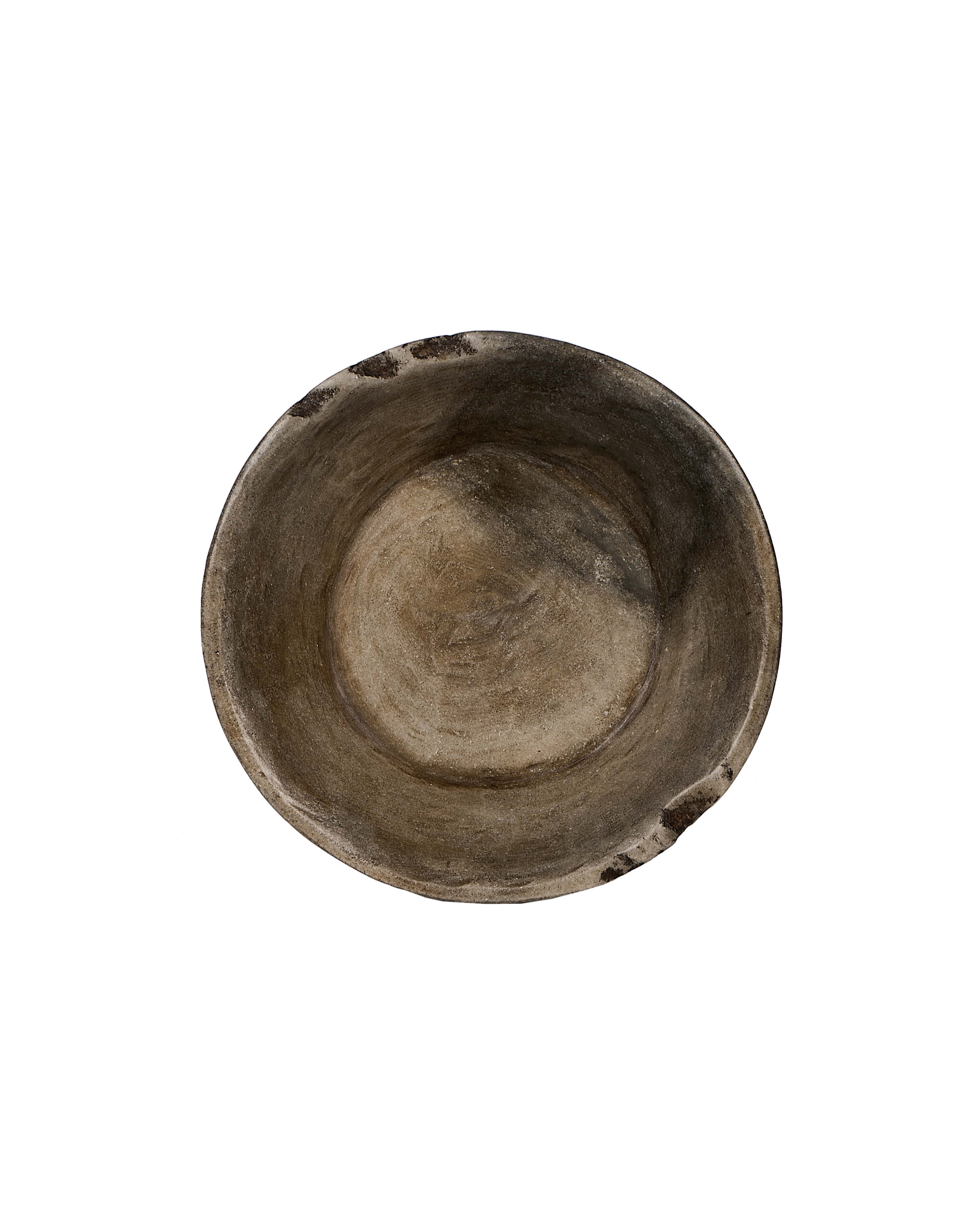 Carved Marble Bowl - Gray