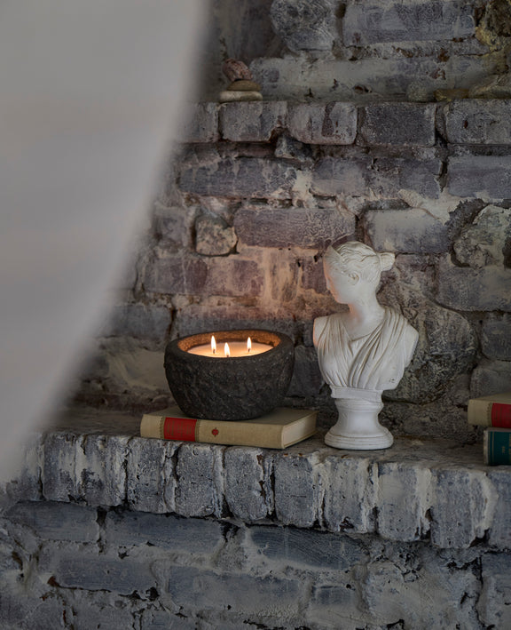 The Hearth Candle - Stone