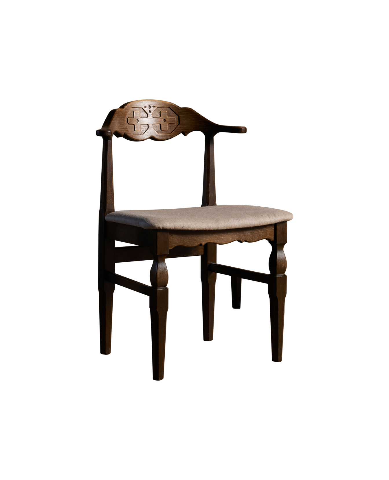 Vintage Henning Kjærnulf Dining Chairs - Set of 4 from Denmark made of Upholstery