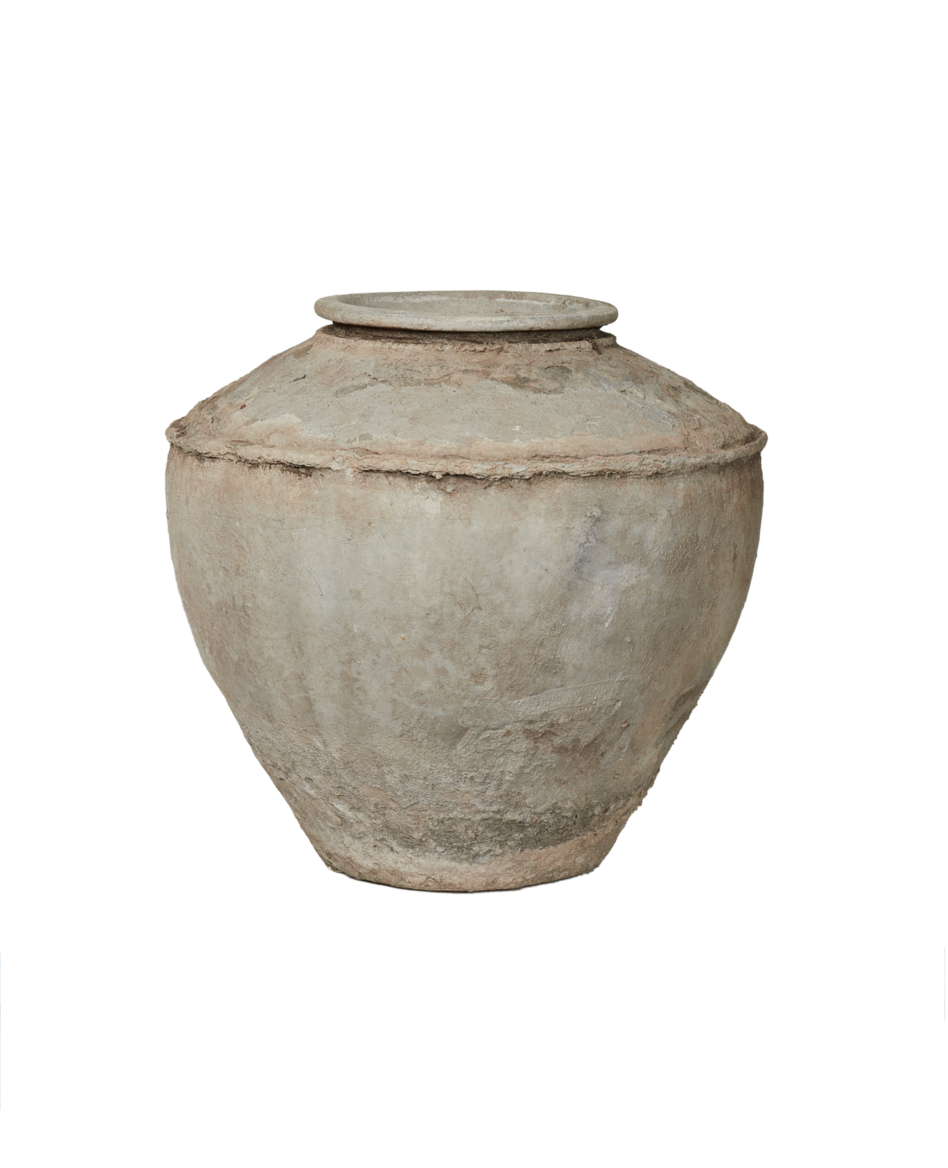 Vintage Indo Pot - Ringed from Indonesia made of Ceramic