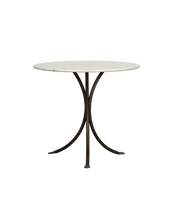 L'Amour Marble Bistro Table - Bone
