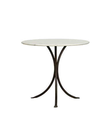 L'Amour Marble Bistro Table - Bone
