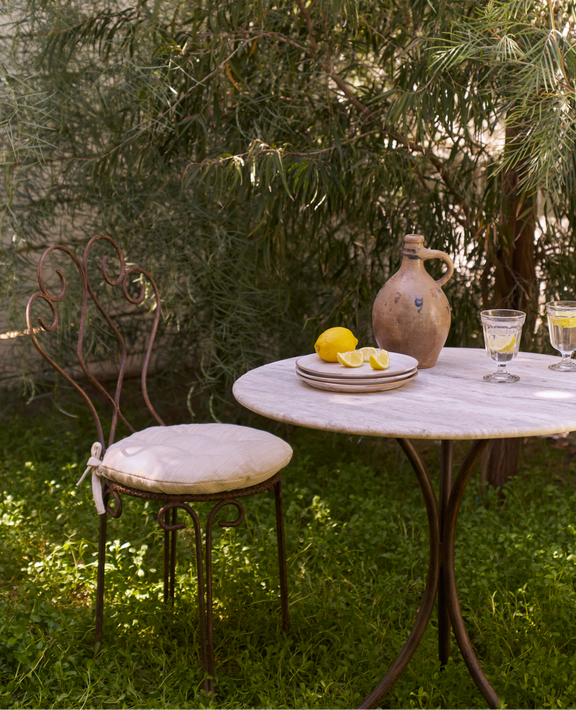 L'Amour Marble Bistro Table - Ash