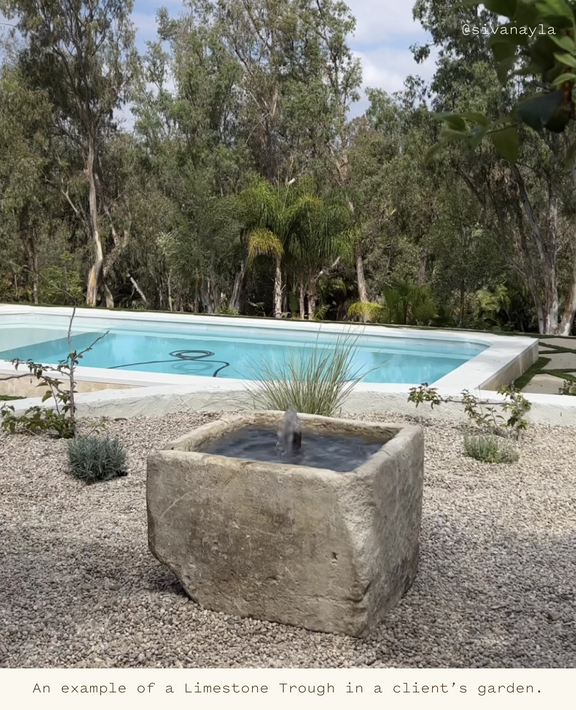 Rectangle Limestone Troughs