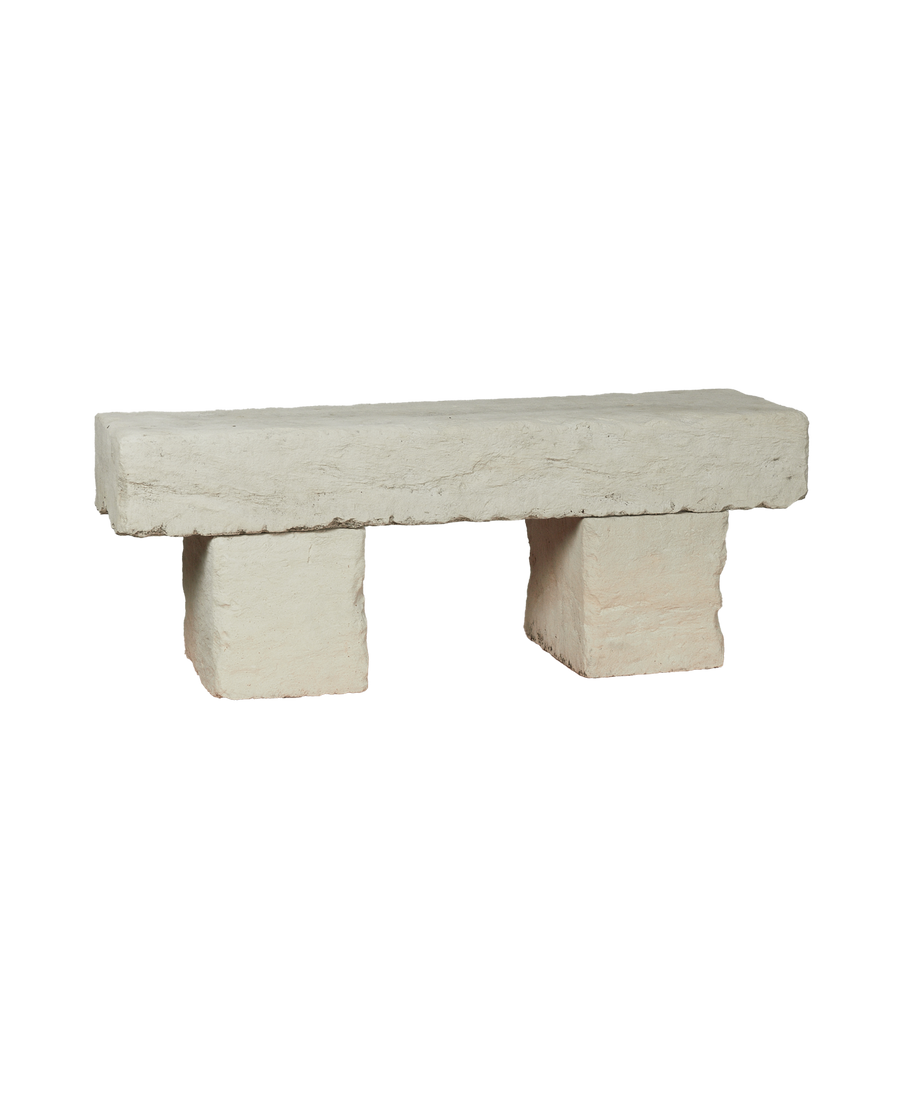 Reproduction Limestone Bench from Indonesia made of Stone