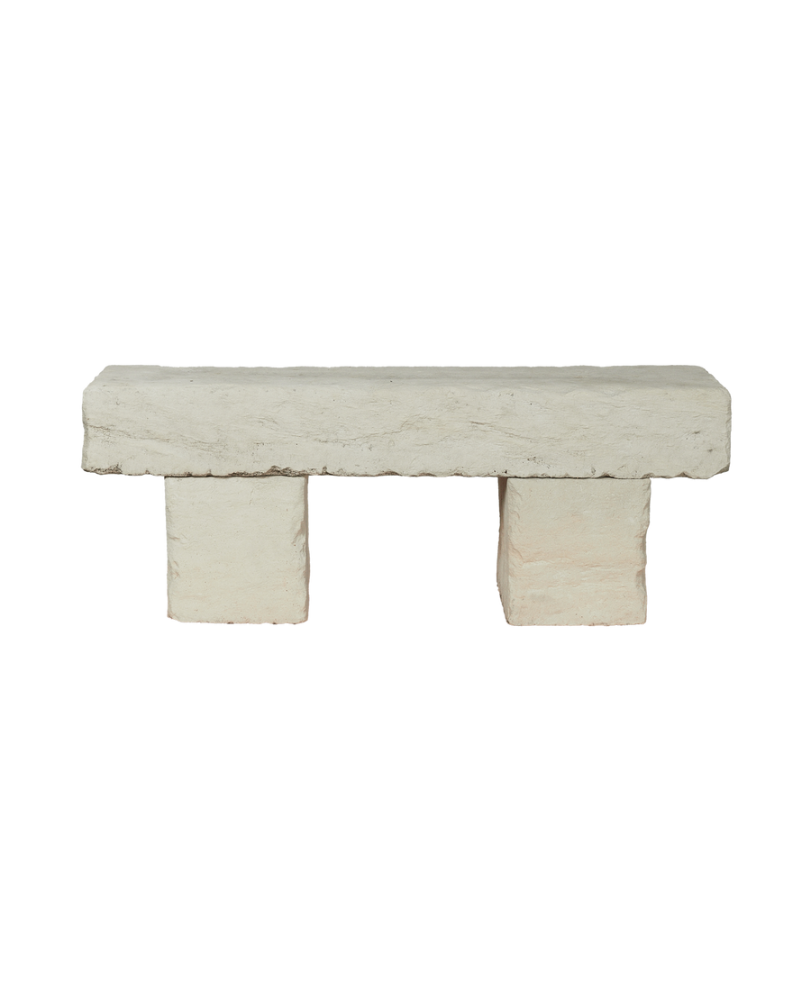 Reproduction Limestone Bench from Indonesia made of Stone