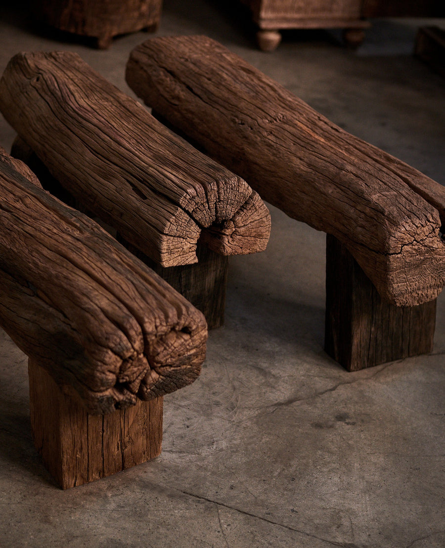 Reclaimed Log Bench from China made of Wood