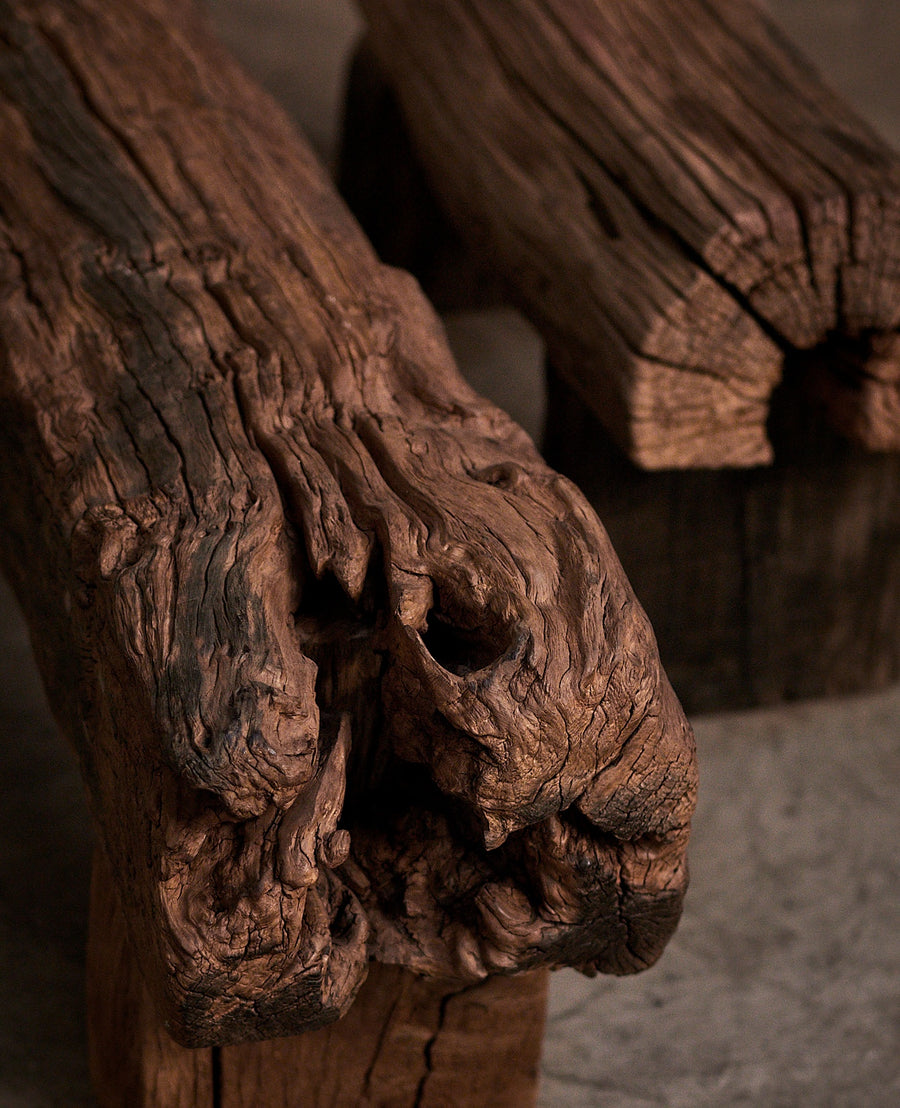 Reclaimed Log Bench from China made of Wood