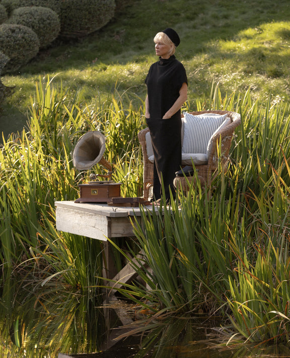 Sanctuary Rattan Lounge Chair - Bayside Stripe