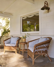 Lemonade Rattan Side Table