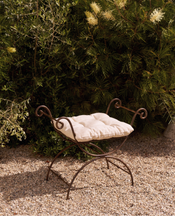 Lyon Vanity Stool - Creme