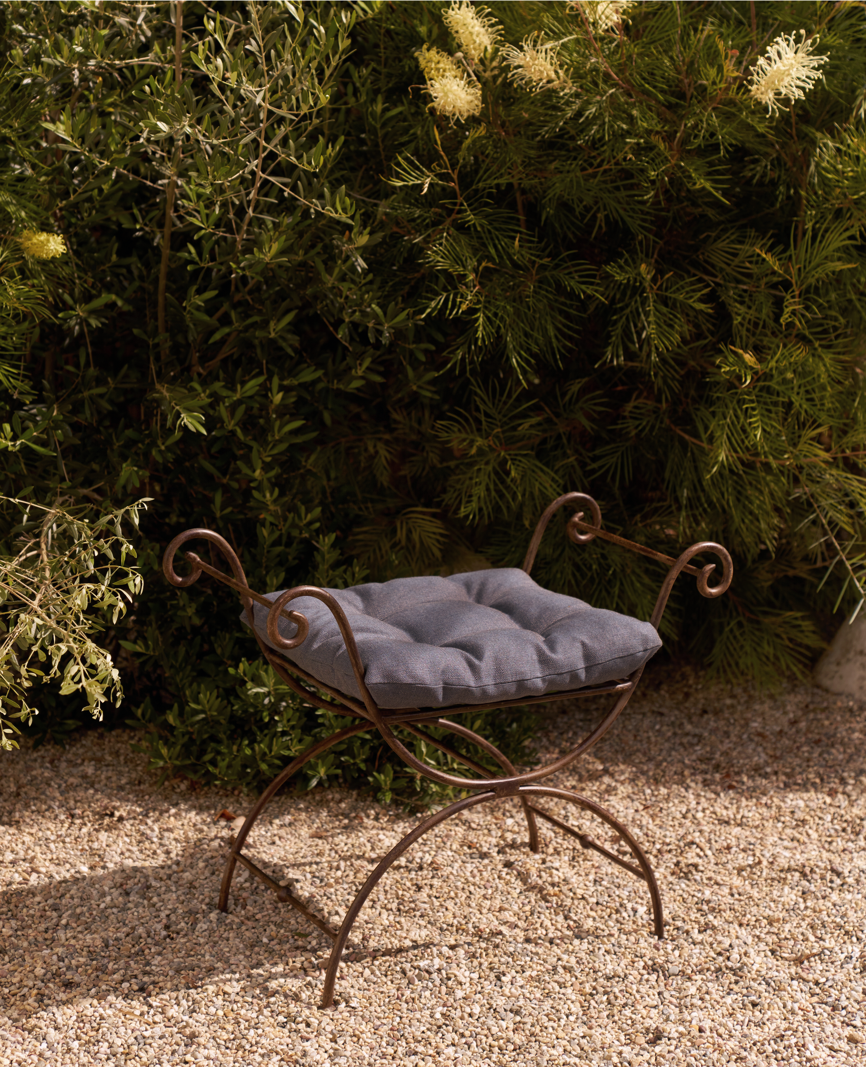 Lyon Vanity Stool - Marine