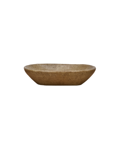 Reproduction Marble Bowl - Oval from India made of Marble