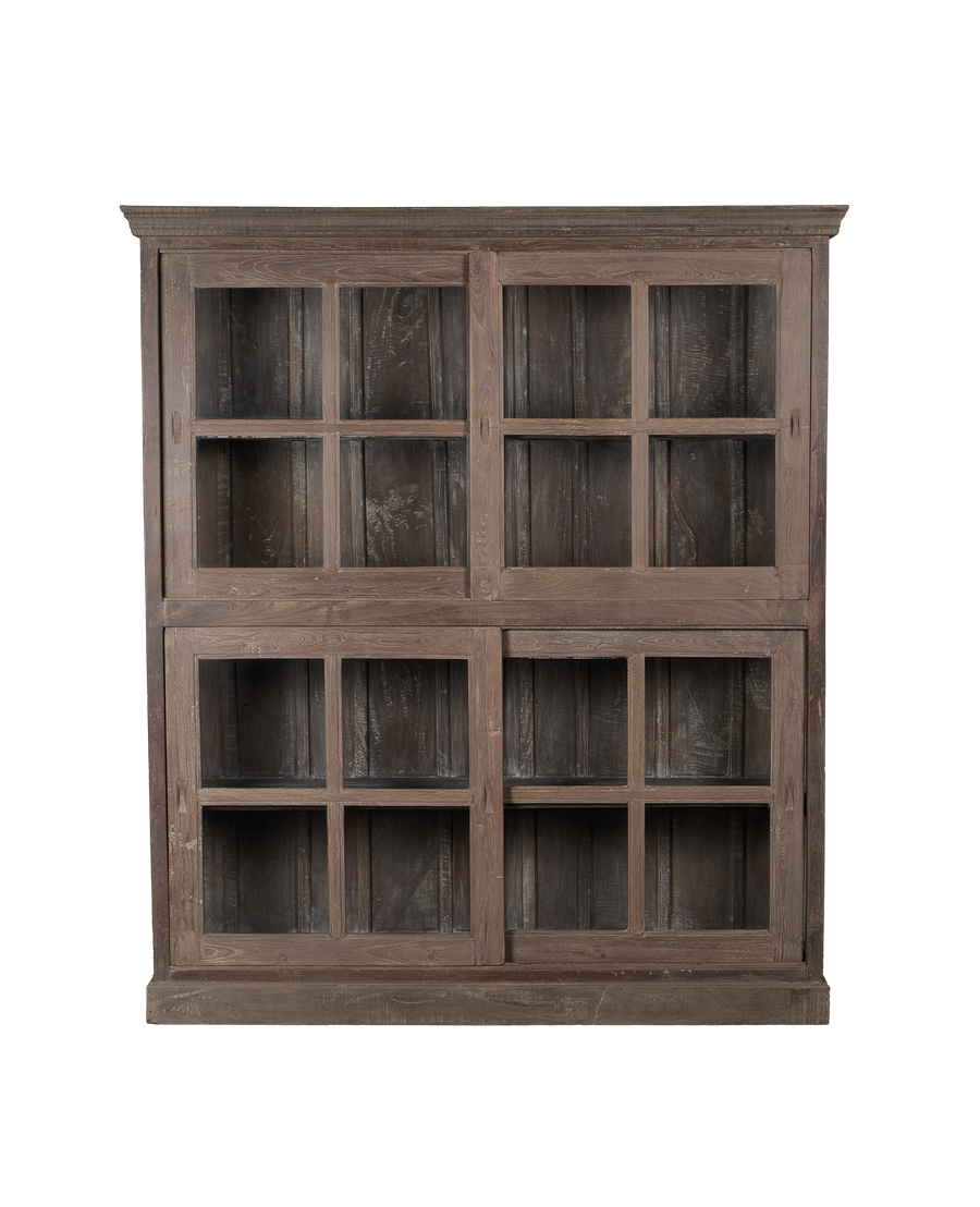 Vintage Wood Cabinet - Natural from India made of Wood