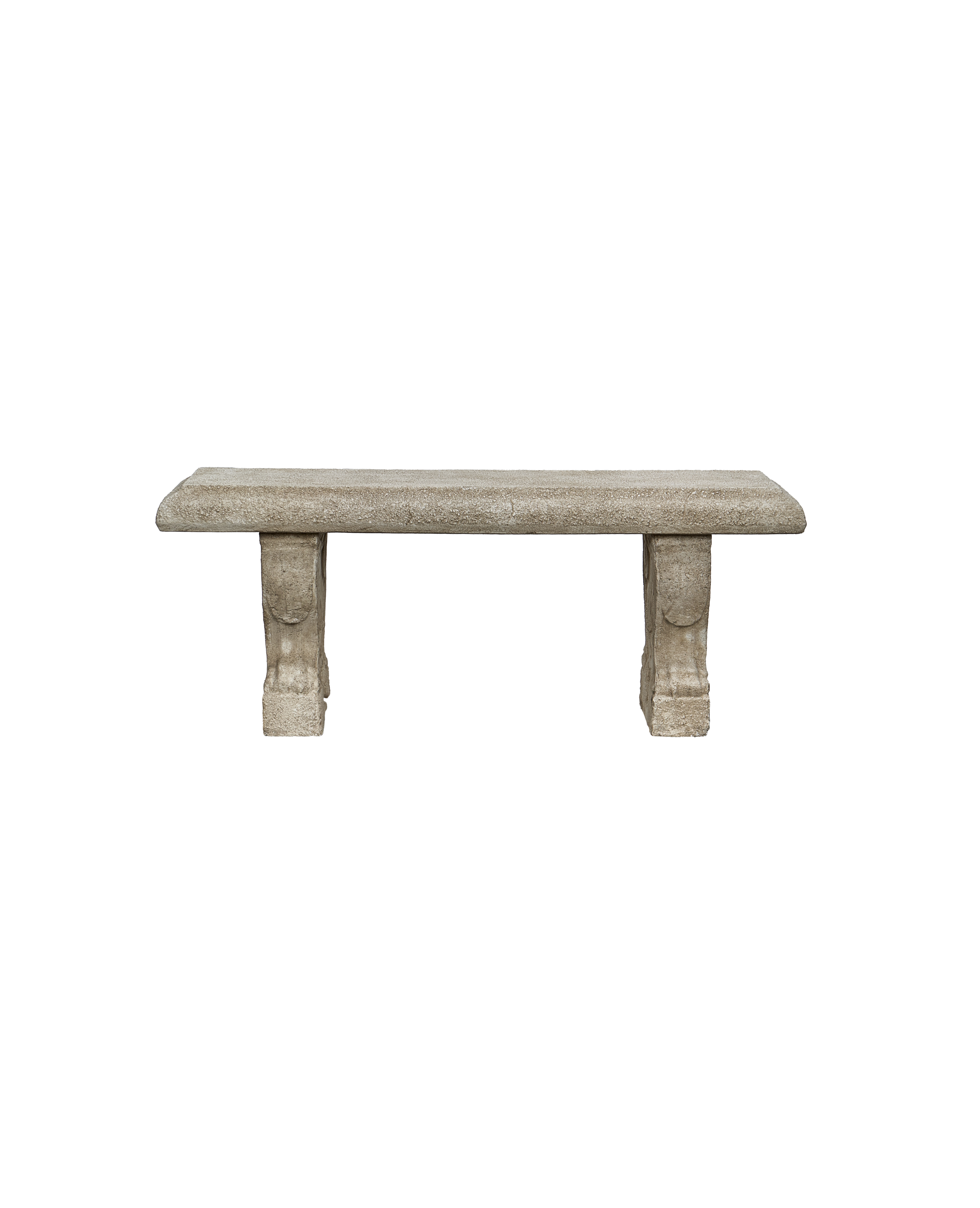 Reproduction Cast Lyon Bench from Domestic made of Cement