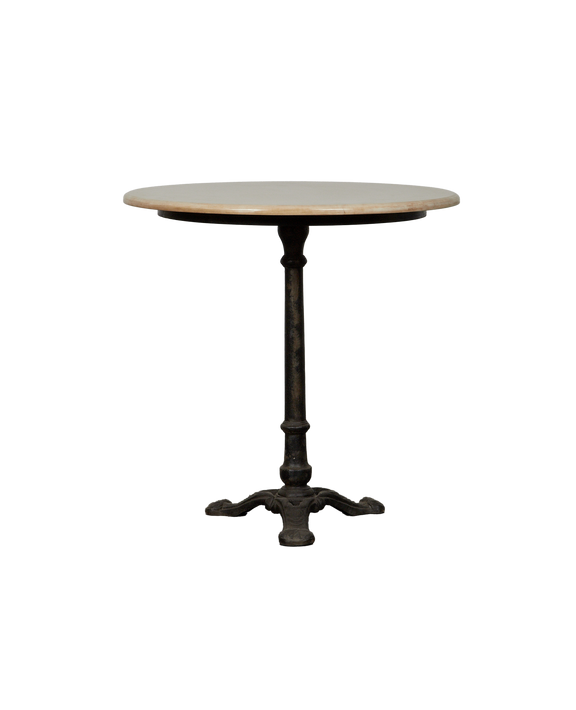 Marble Bistro Table - Round Trio