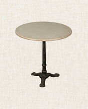 Marble Bistro Table - Round Trio