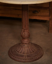 Marble Bistro Table - Round Deco