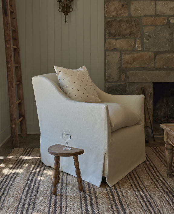 Milking Stool Petite Demi - Merlot