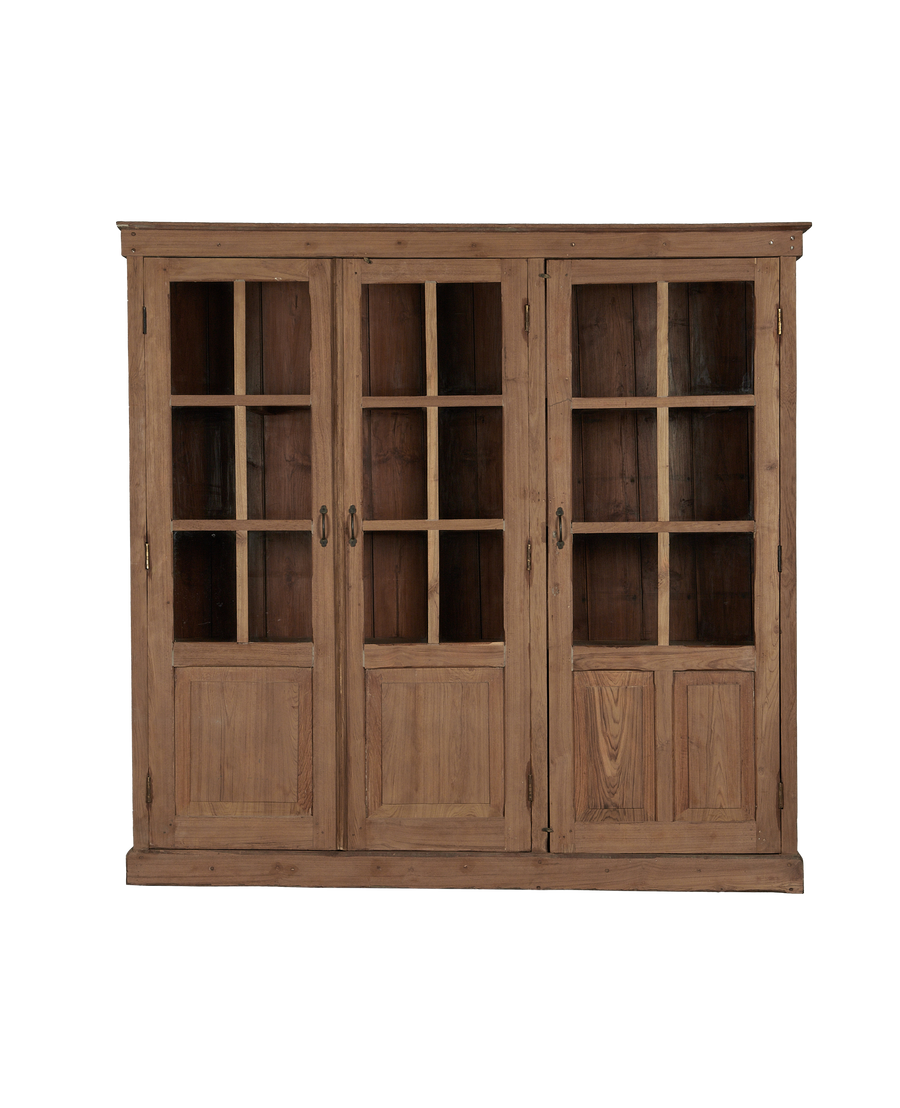 Vintage Wood Cabinet - Natural from India made of Wood