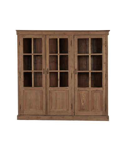 Vintage Wood Cabinet - Natural from India made of Wood