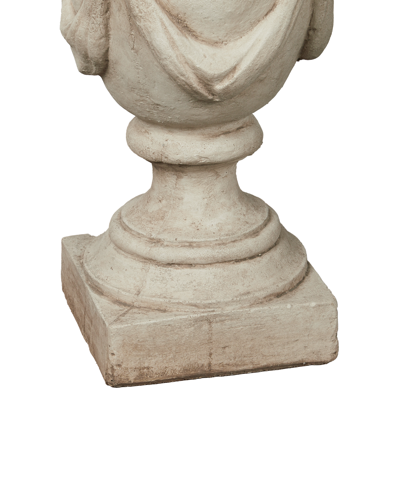 Reproduction Cast Garland Finial from Domestic made of Cement