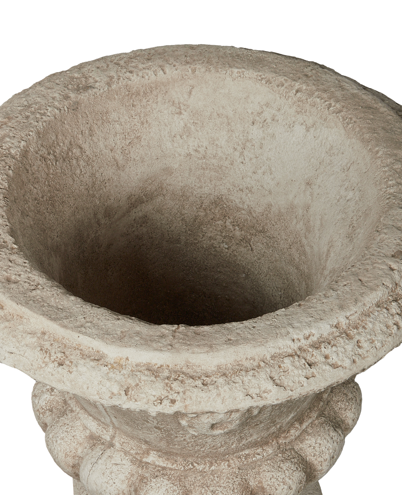 Reproduction Cast Floral Urn from Domestic made of Cement
