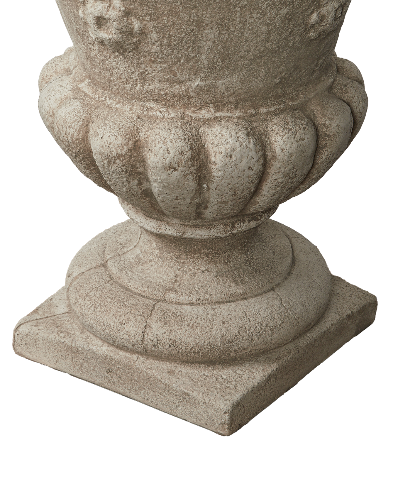 Reproduction Cast Floral Urn from Domestic made of Cement