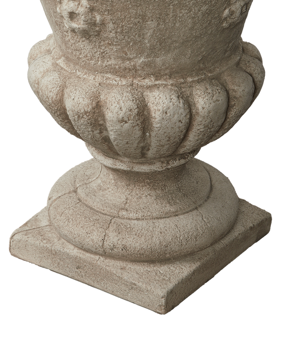 Cast Floral Urn