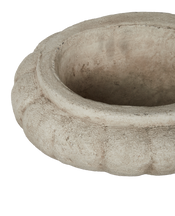 Cast Fluted Oval Planter