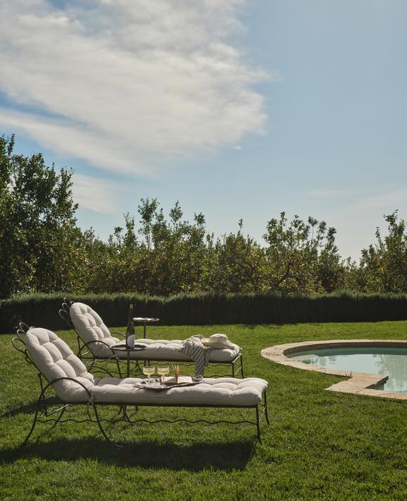 Ophelia Sun Lounger - Creme