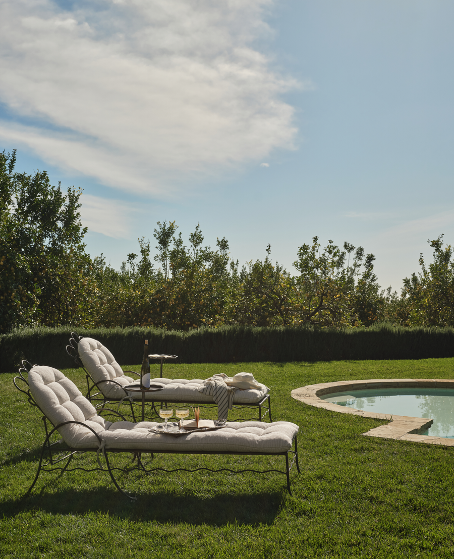 Ophelia Sun Lounger - Creme