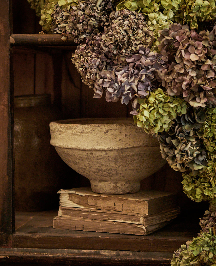 Vintage Paper Mache Bowl from India made of Paper Mache