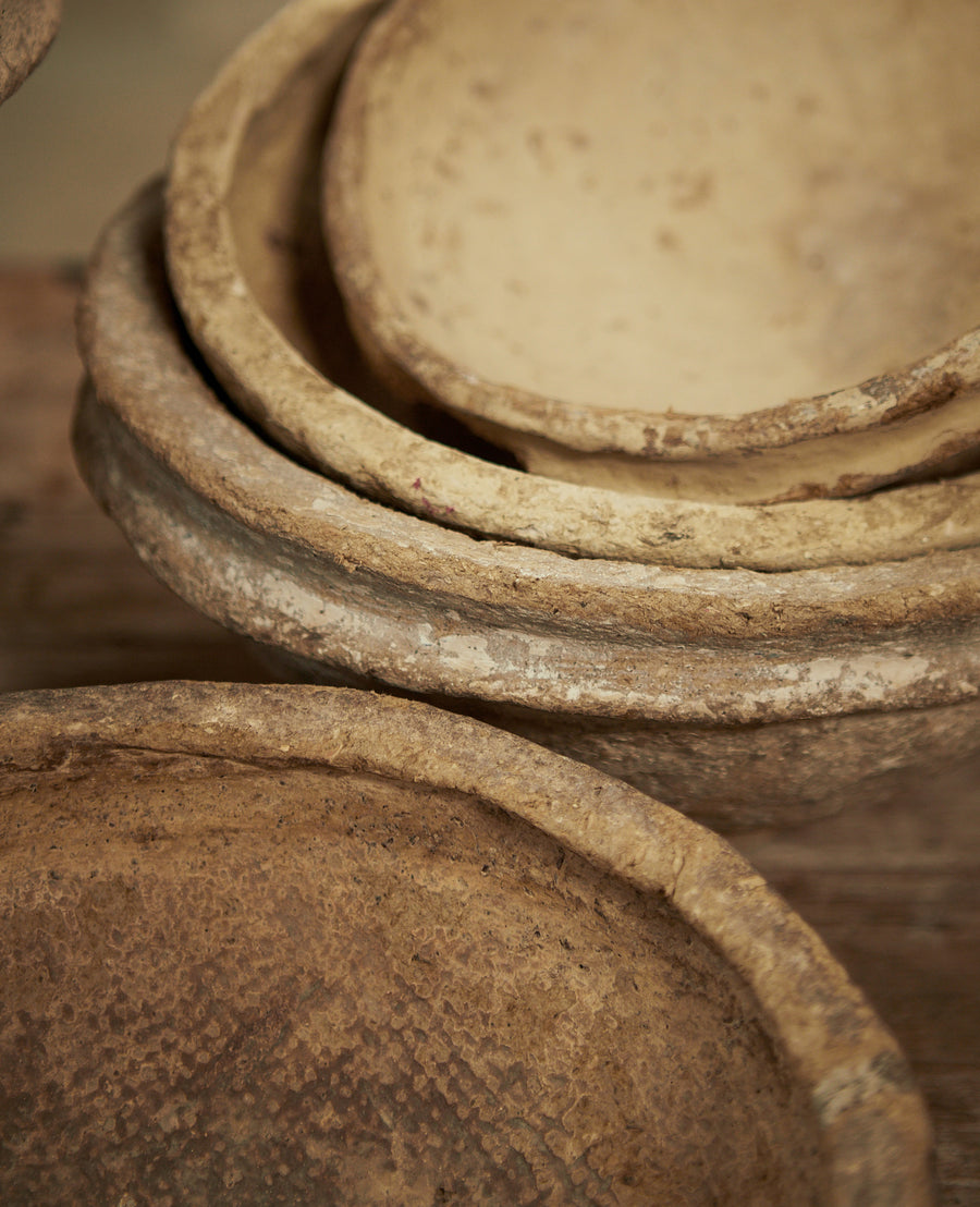 Vintage Paper Mache Bowl from India made of Paper Mache